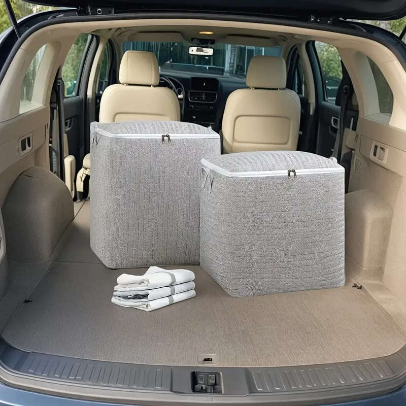 Collapsible Zippered Storage Bag - Durable, washable storage bag