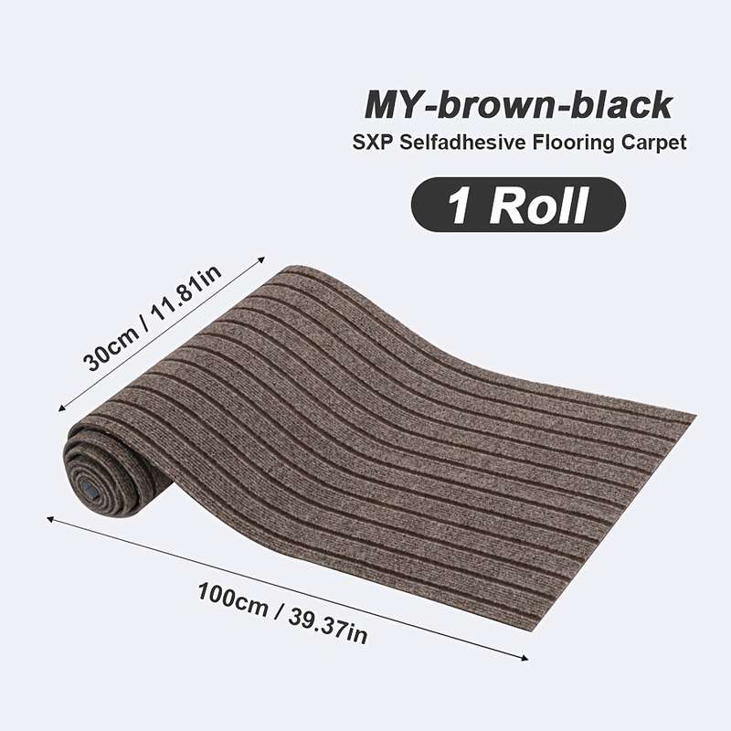 1Pc Black Brown 30x100cm Floor Mat