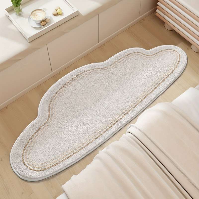 1Pc Big White Cloud 15.7x47.2inch 40x120cm Floor Mat