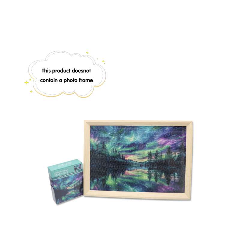 1000pcs Luminous Puzzle Hell-Level Difficulty Mini Puzzle 38x26cm 14.96x10.24in Hig