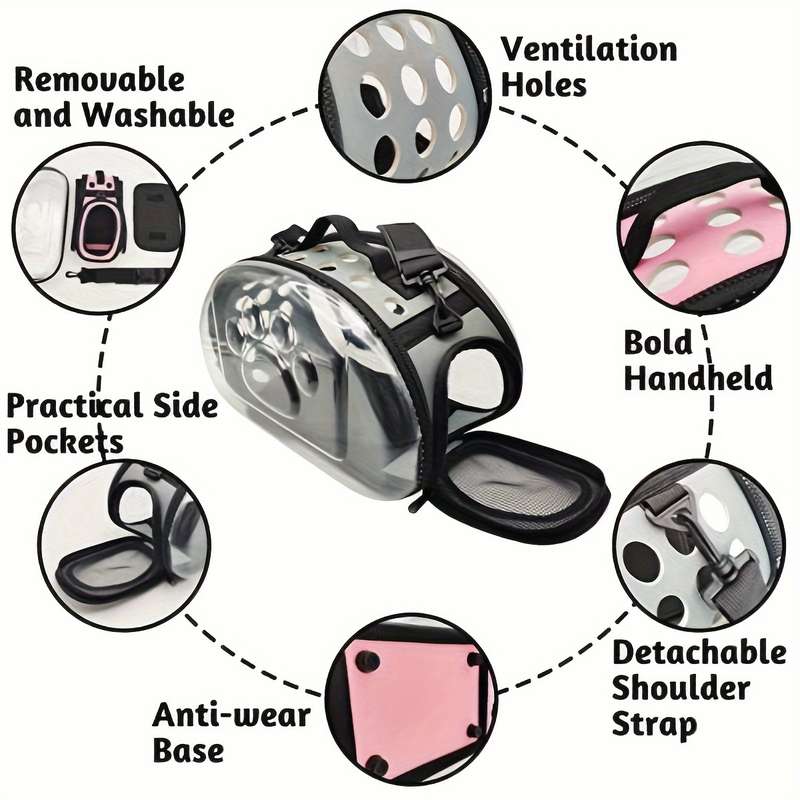 1pc PinkModel Small Pet Bag