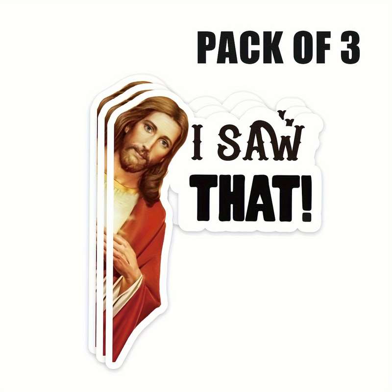 1pc  Jesus Christian Themed Stickers