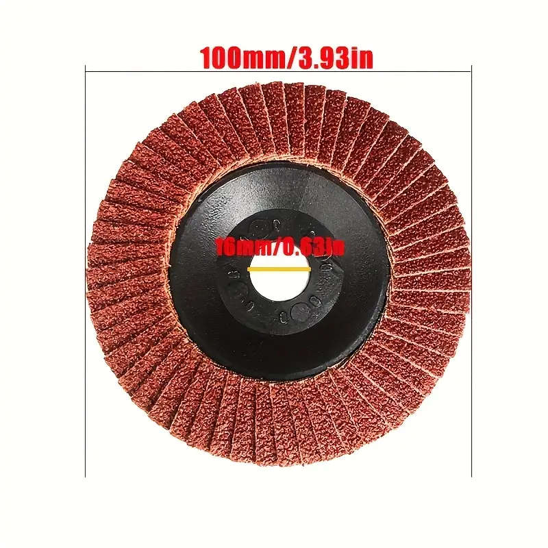 10 Pcs 4" Abrasive Grinding Discs
