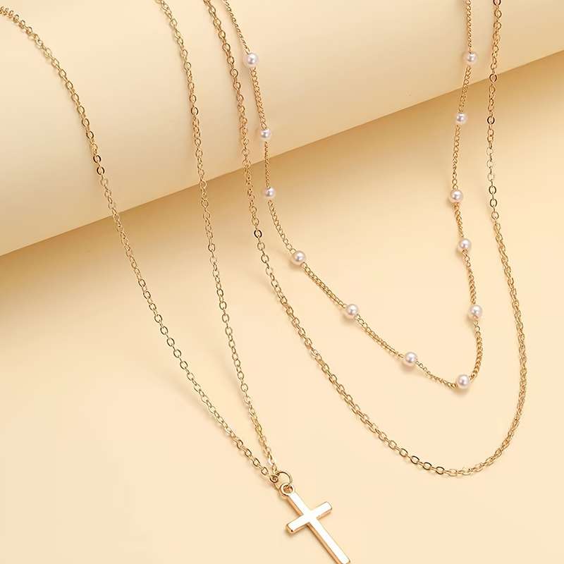 1 Piece Golden Yellow Jesus Theme Pendant