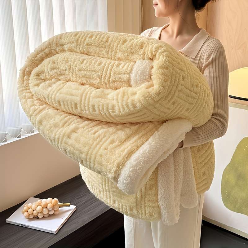 1ps Blanket Color Light Grey size 130x160cm