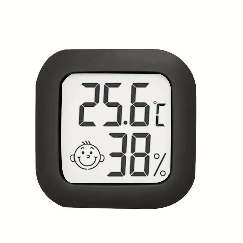 1pc Smart Mini LCD Digital Thermometer Accurately Monitor Room Temperature Humidity With Easy Readin