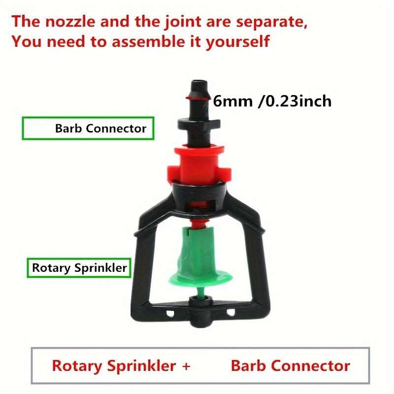 50Pcs Rotating Micro Sprinklers