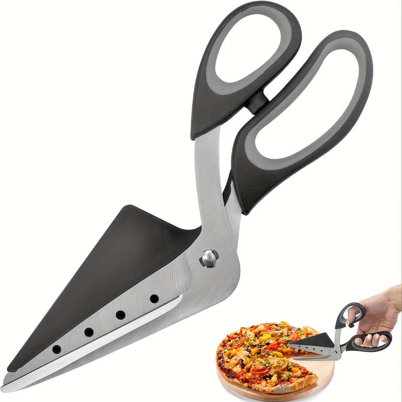 1 Piece Of Multifunctional 2 In 1 Pizza Scissors