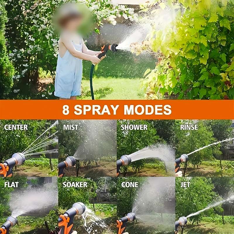 1Pc Orange High Pressure Garden Hose Nozzle