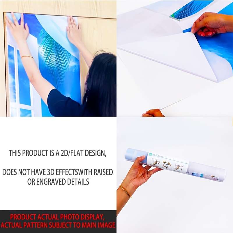 1Pc 77x200cm Door Window Sticker