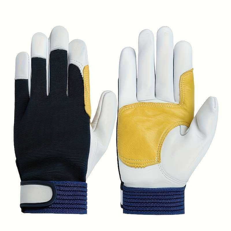 1 Pair White Multi Purpose Work Gloves