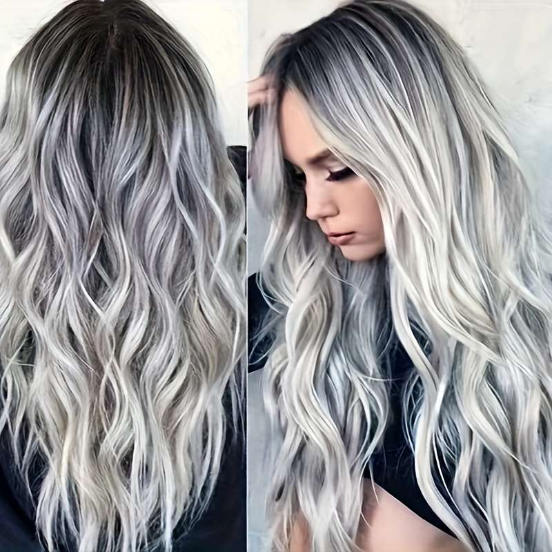 1Pc Mixed Color 60.96cm Fashion Design Wig