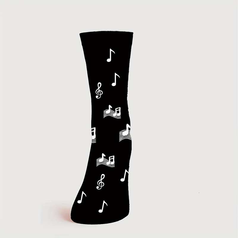 1 Pair Photo Color One Size Socks