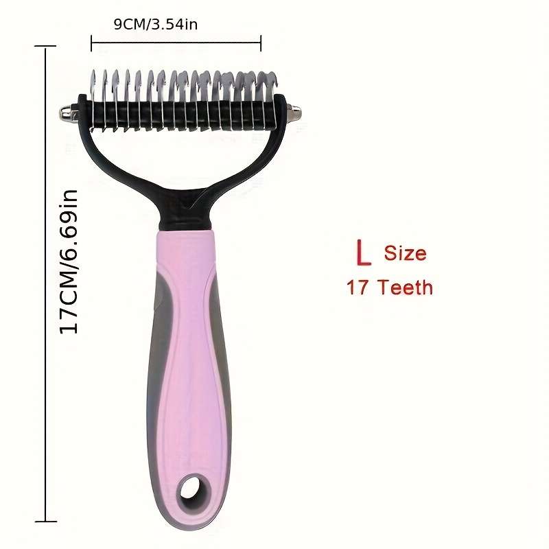 1pc Pink Pet Comb