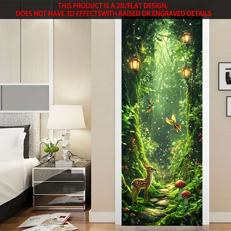 1Pc 77x200cm Door Window Sticker