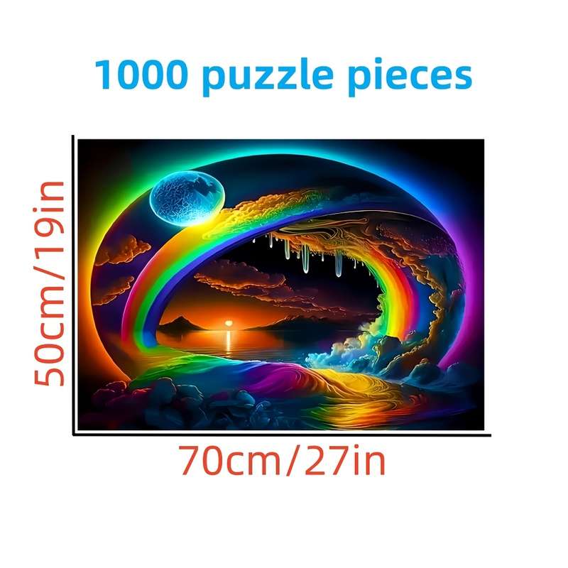 1000 Piece Mini Paper Jigsaw Puzzle