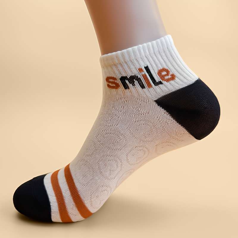 5 Pairs Polychrome One Size High Elastic Socks