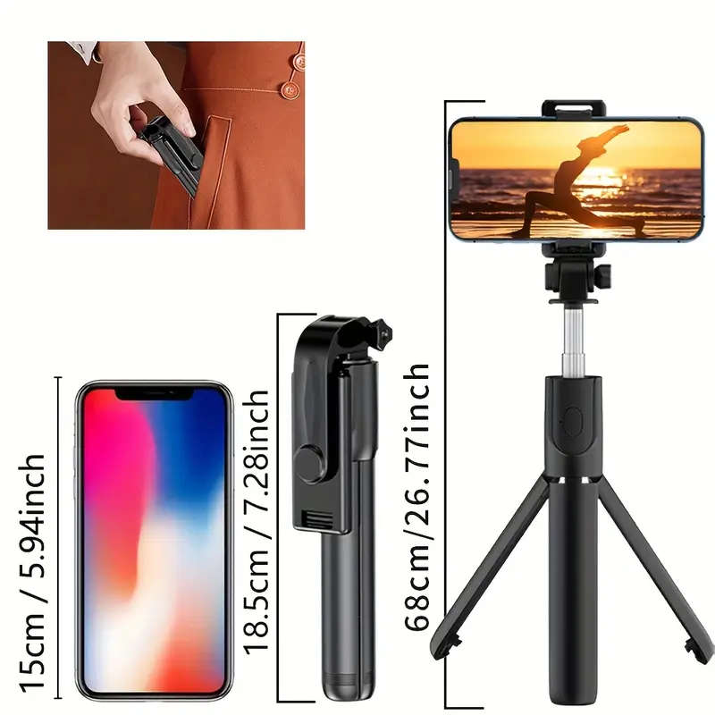 Tripod Stand with Wireless Remote