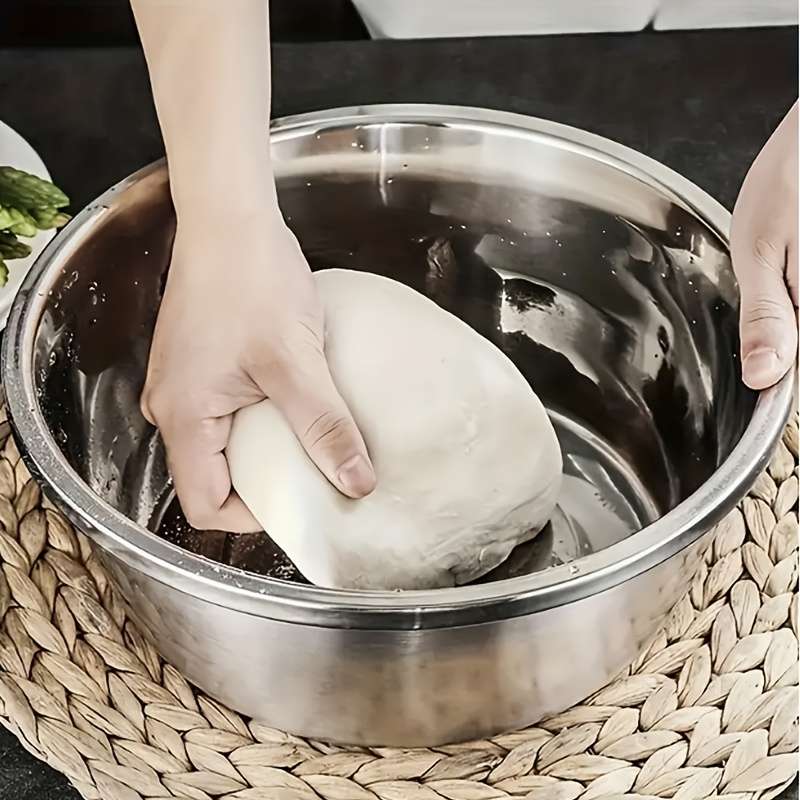 3pcs stainless steel kitchen set with integrated grinder multi-function strainer and mixing bo
