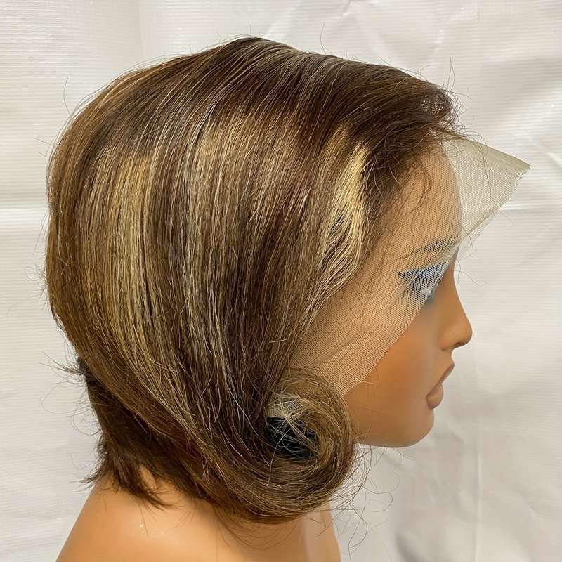 1Pc Orange 20.32cm Fashion Design Wig