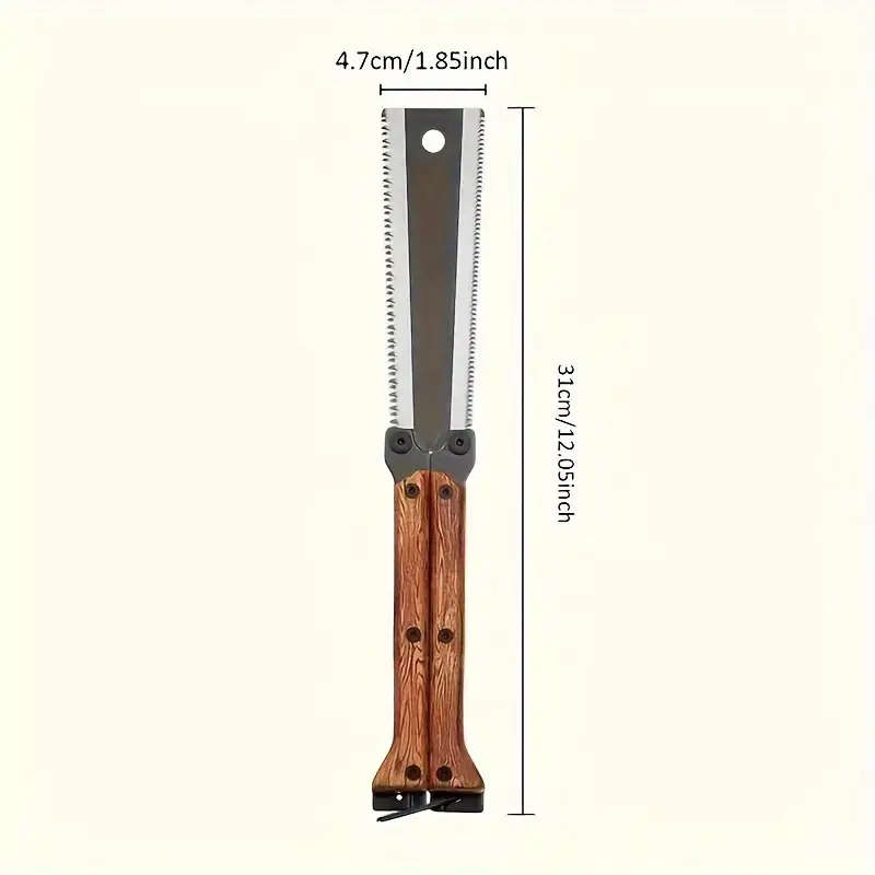 Versatile SK5 Steel Folding Saw with Ergonomic Handle Safety Lock Ideal for Woodworking Branch Trimm