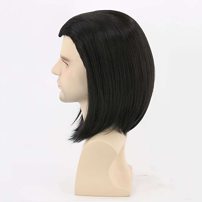 1Pc Black 30.48cm Fashion Design Wig