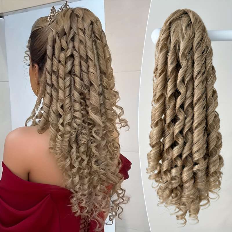 1Pc Golden 50.8cm Fashion Design Wig