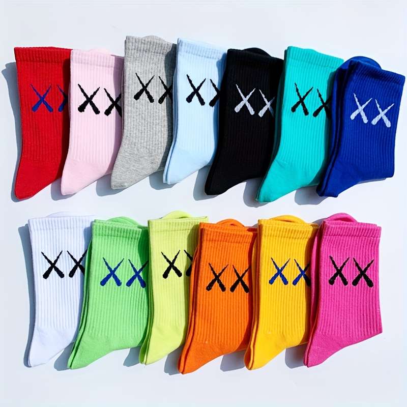 5 Pairs Random One Size High Elastic Socks