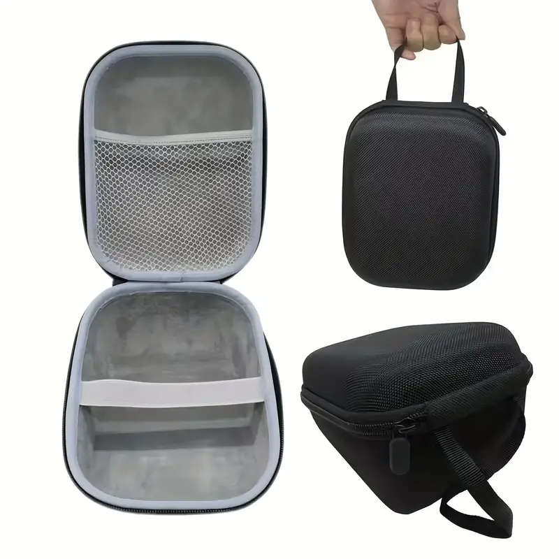1pc Durable Portable Blood Pressure Monitor Handbag with Strap Household Protection Hard Case Storag