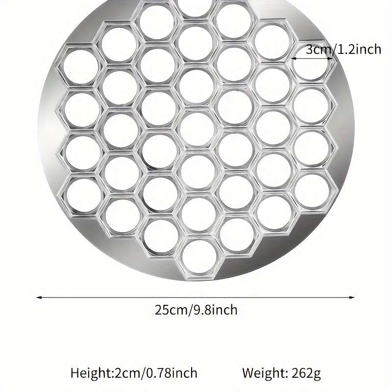 1pc Easy-to-Use Aluminum Dumpling Maker 37-Hole Ravioli Press for DIY Dough Pastry Perfect for
