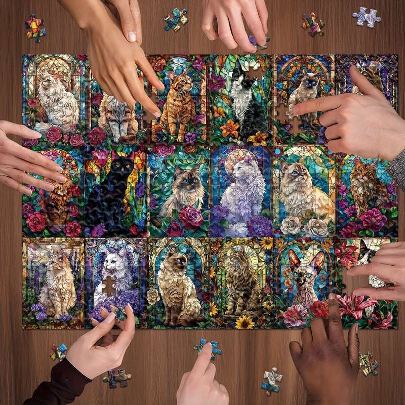 1000 Piece Paper Jigsaw Puzzle For Adults 19.25 x 26.75 Inter