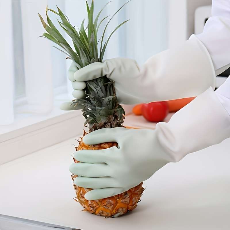 3 Pairs Mixed Color Size S Household Cleaning Gloves