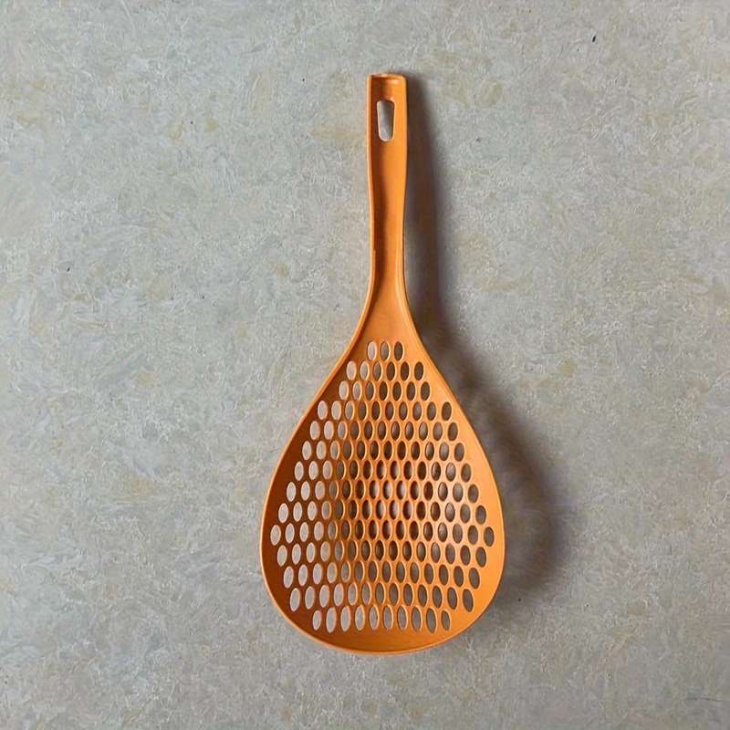 1pc Colander Spoon Scoop Colander Strainer Slotted Spoon Plastic Large Noodle Spoon Scoop