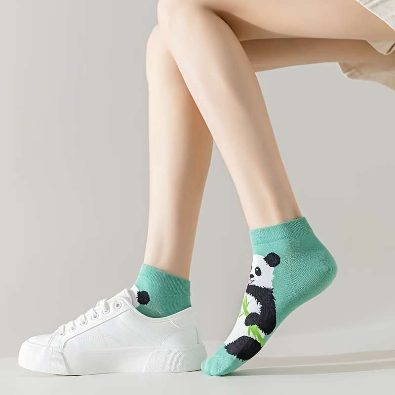 5 Pairs Mixed Color One Size High Elastic Socks