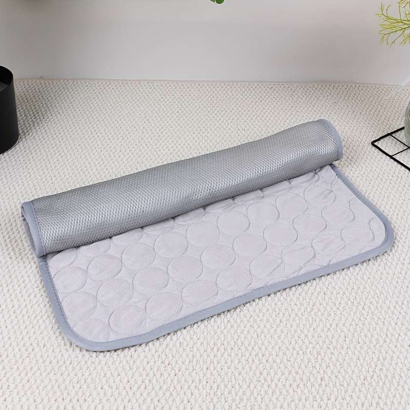 1piece Gray Viscose Mat Cooling Pad