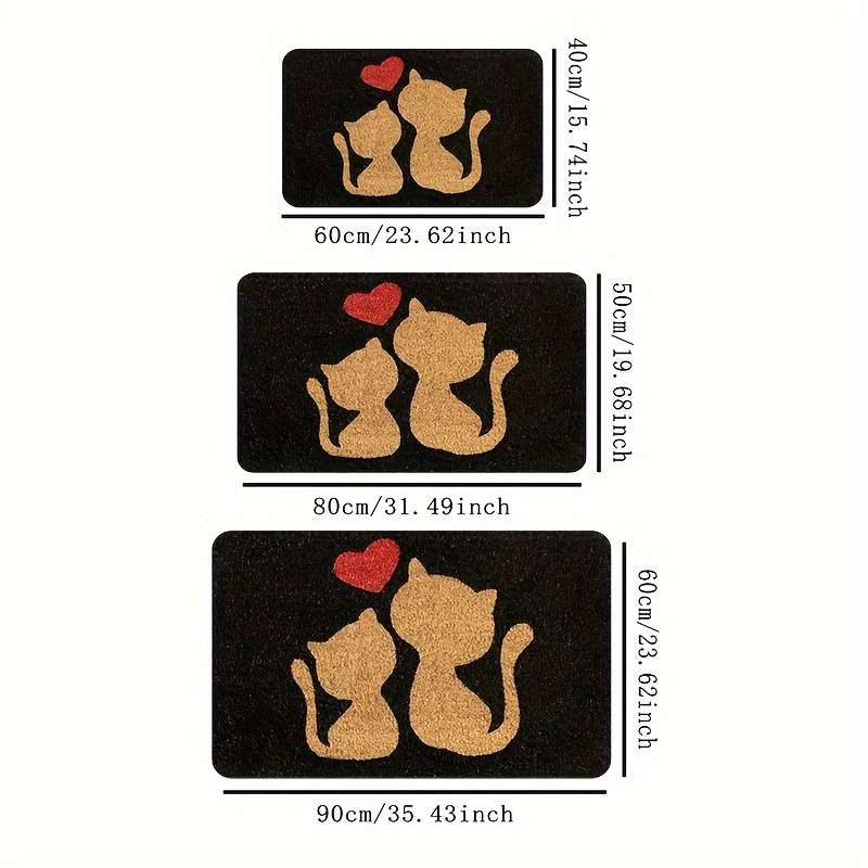 1Pc 15.74x23.62inch 40x60cm Floor Mat