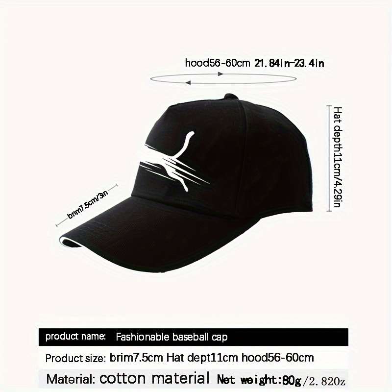 1pc Women's Fashionable Adjustable Baseball Cap with Elastic Band Outdoor Sports Travel Hat