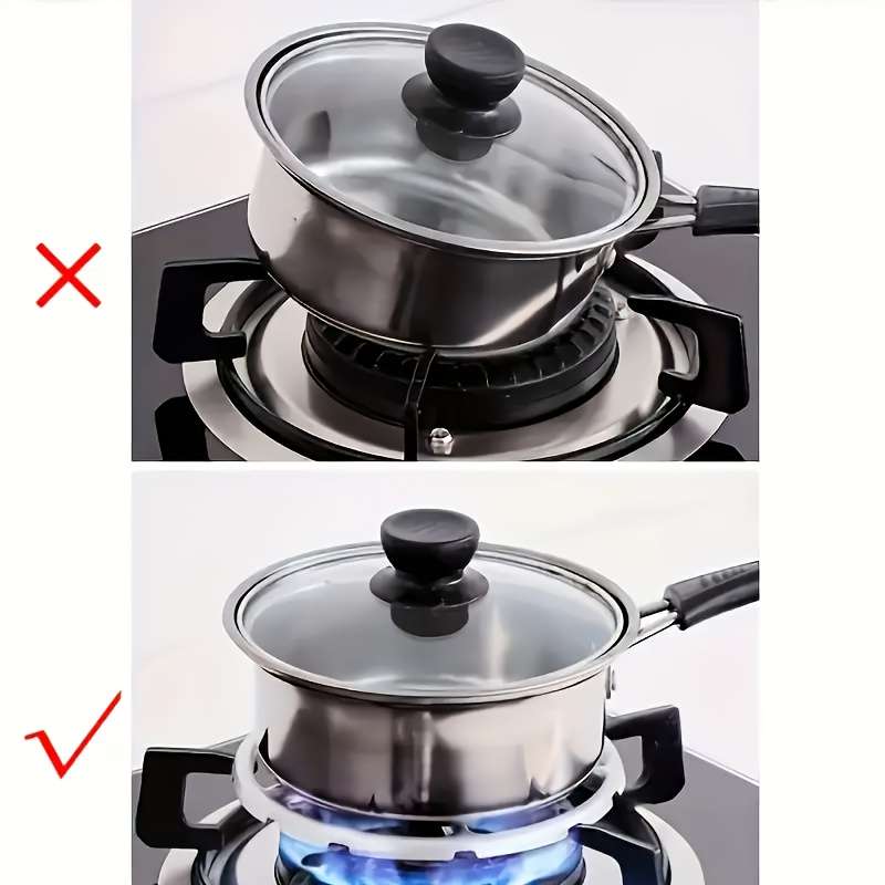 1pc Heavy-Duty Metal Gas Stove Burner Grate Anti-Slip Multi-Claw Design Perfect for Small P