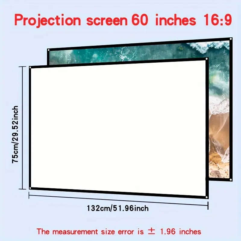 Compact Mini Projector with 180° Adjustable Projection