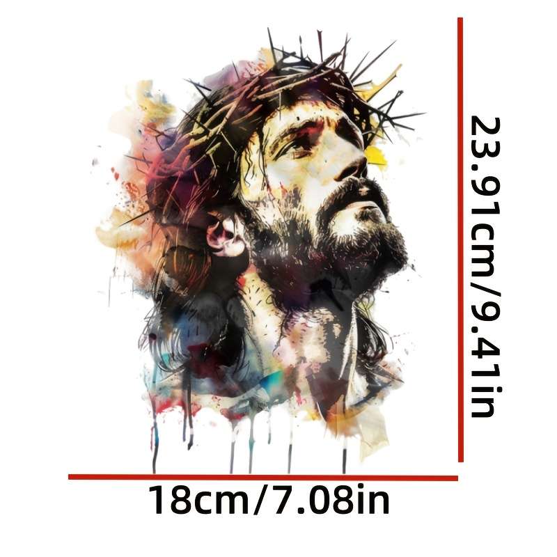 1pc Jesus Christian Themed Stickers