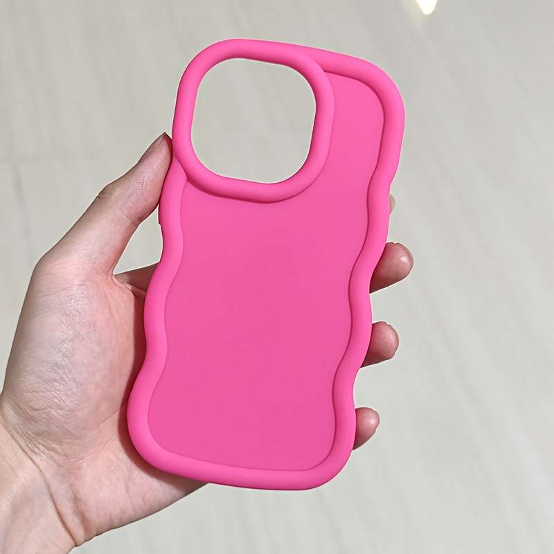 1pc Rose Red For Samsung Galaxy A36 Phone Cases