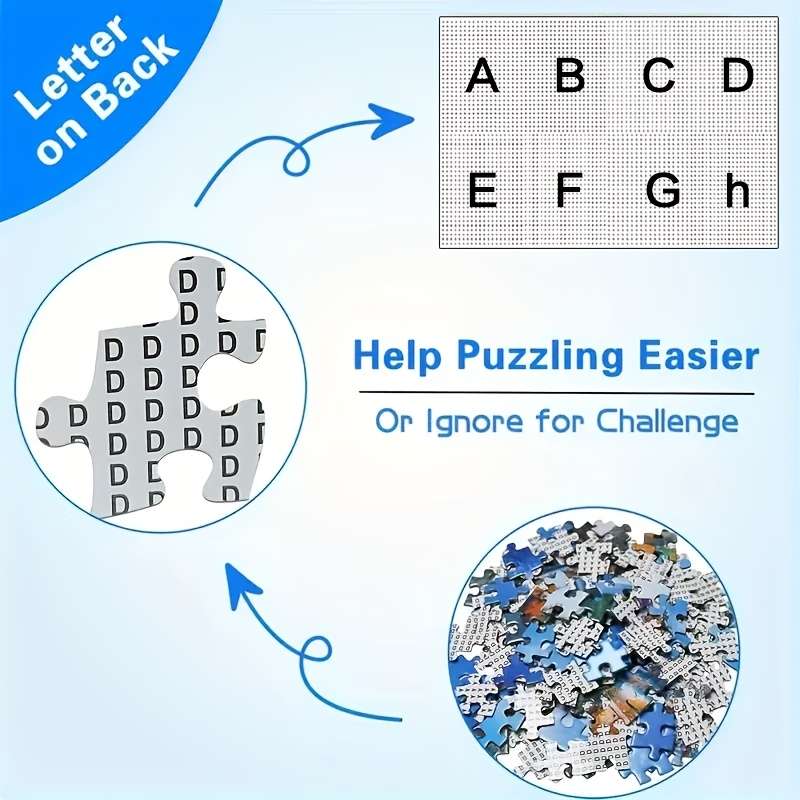 1000pcs Vibrant Deep Blue Octopus Jigsaw Puzzle Scratch-Resistant Advanced Skill L