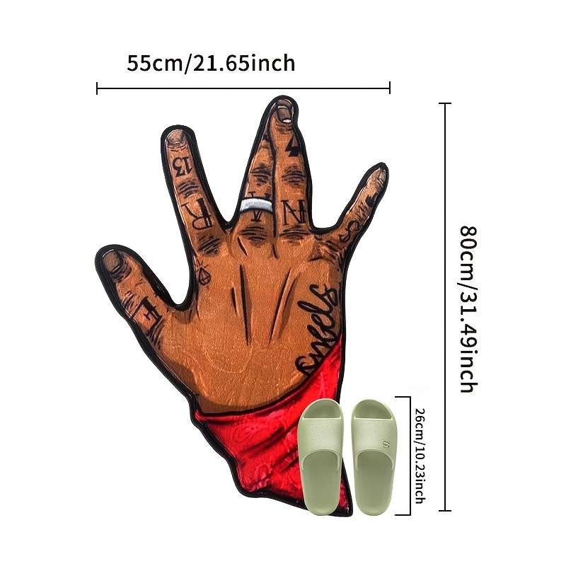 1Pc 21.65x31.49inch 55x80cm Floor Mat