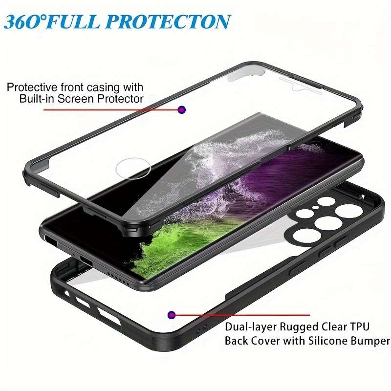 1pc Navy Blue For Samsung Galaxy S24 FE Phone Cases