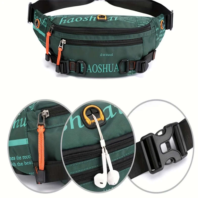 1pc Multi Functional Outdoor Waist Bag Sports Shoulder Bag Chest Bag Cycling Mountaineering Large