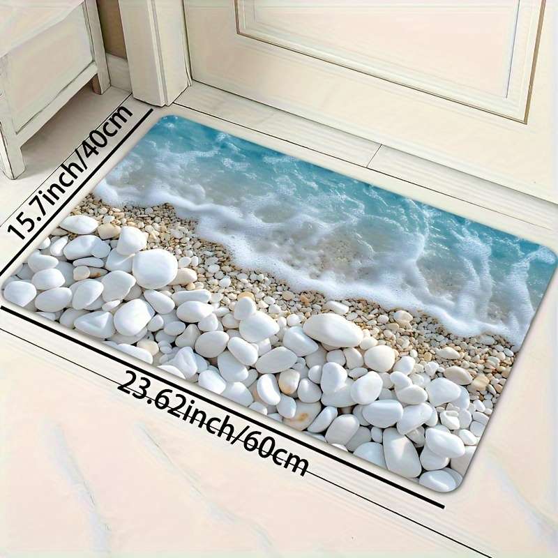 1Pc Blue 19.69x31.49inch 50x80cm Floor Mat