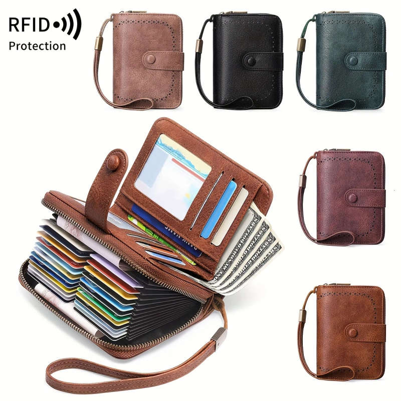 Fashion Zipper Card Holder