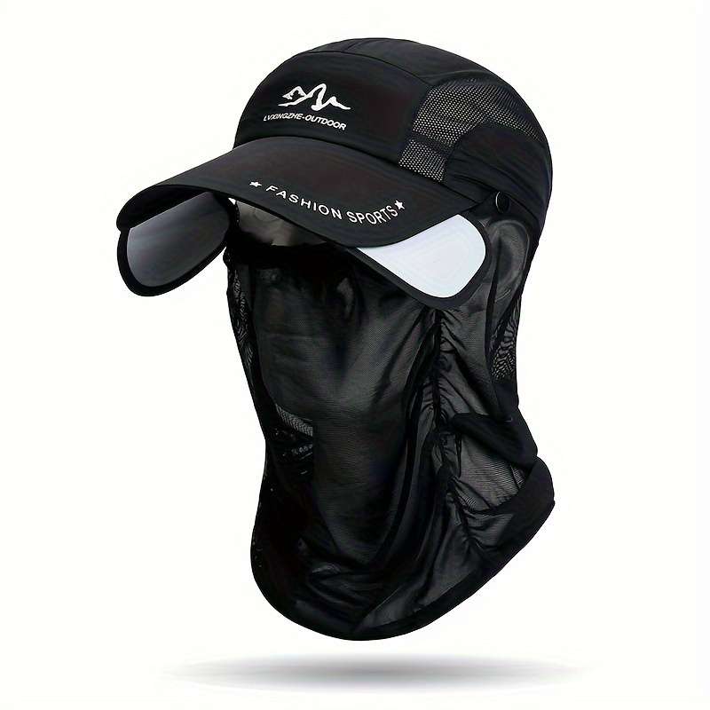 1pc Lightweight Quick-Dry Breathable Fishing Hat for Men Women UV Protection Sun Hat with V