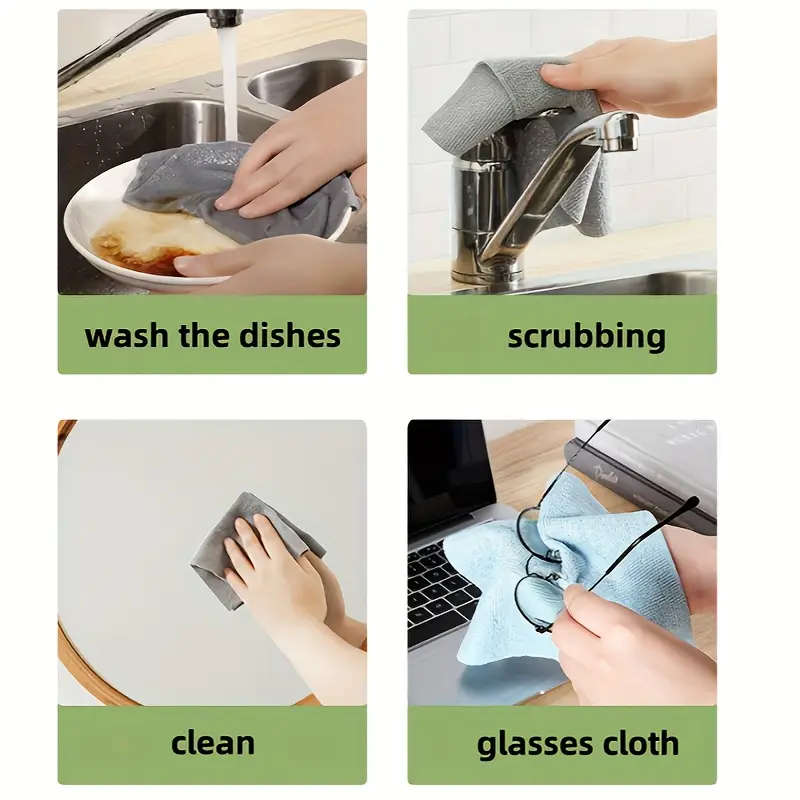 Non-Shedding And Oil-Free Scrubbing Cloth Pull-Out Disposable Lazy Cloth Thickened Super Fine Fiber