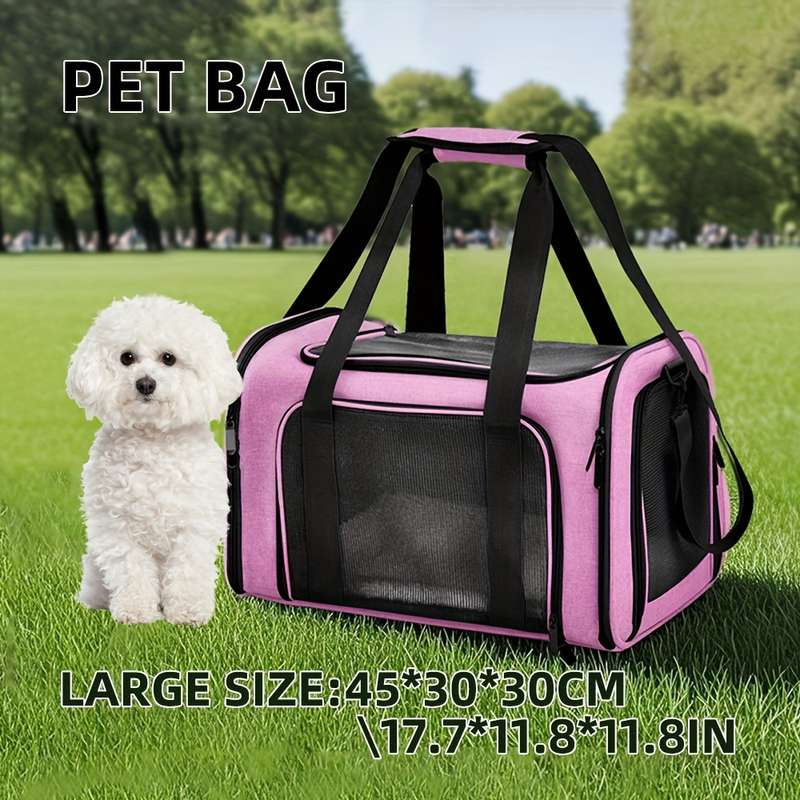 1pc Bluesize Large Size: 45*30*30 cm Pet Bag